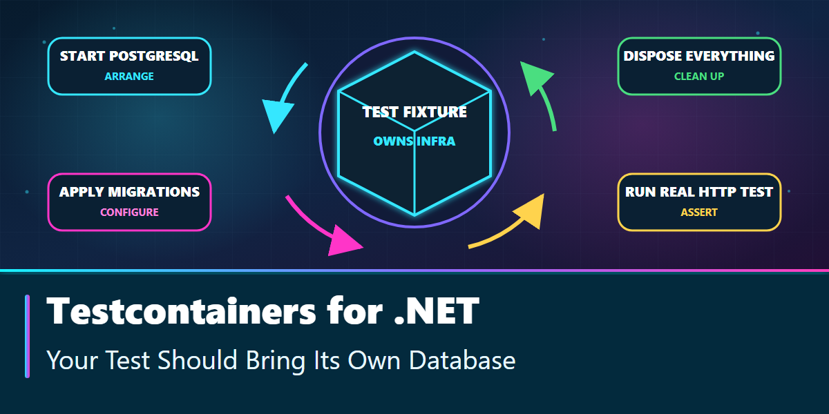Your Integration Test Should Bring Its Own Database: Testcontainers for .NET